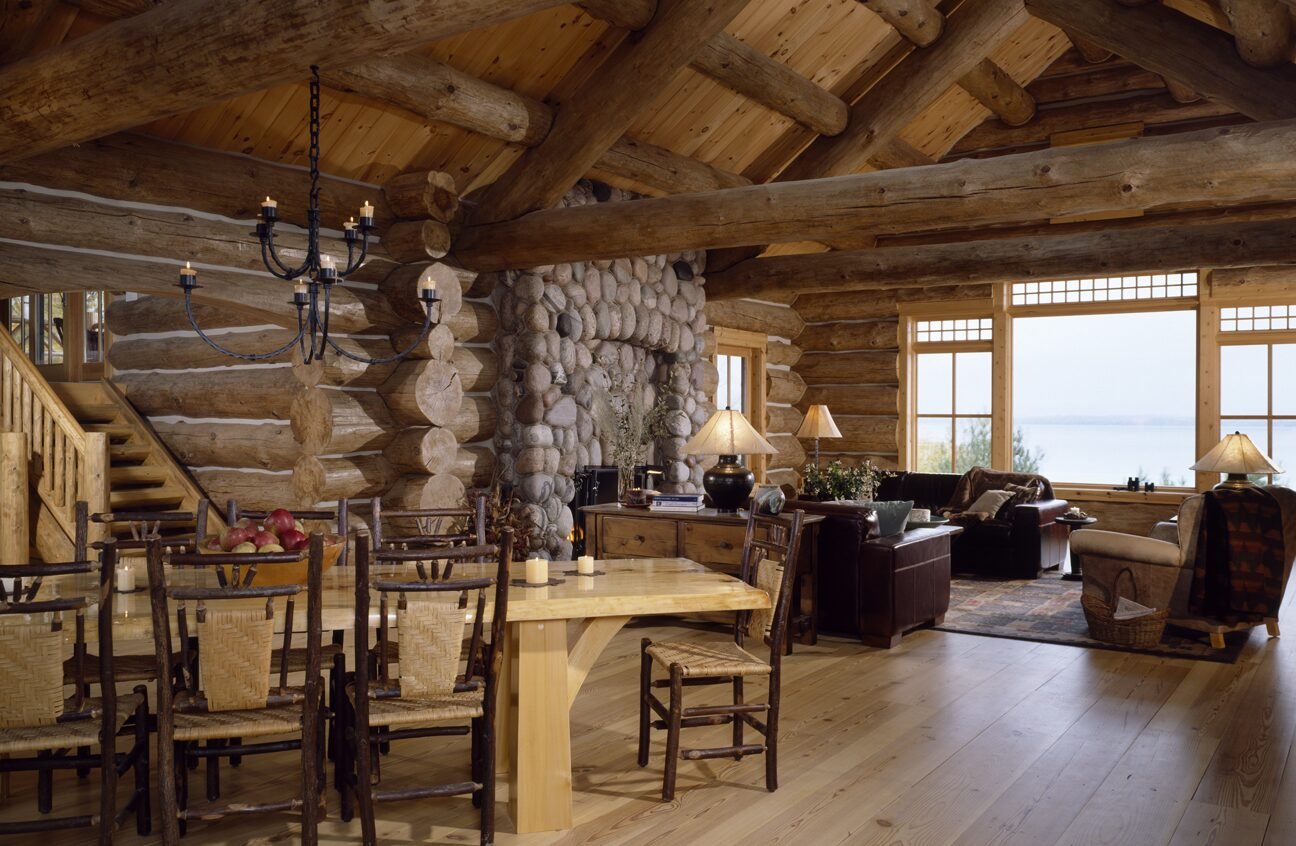 1. Old Growth Heart Pine Interior